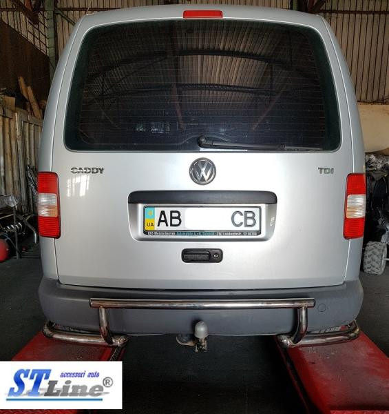 Купити Задня дуга AK003-3 (2 шт., нерж) для Volkswagen Caddy 2010-2015 рр