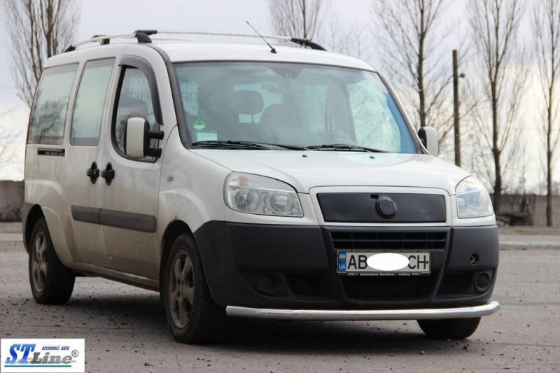 Купить Передняя защита ST008 (2 шт, нерж.) 60 мм для Fiat Doblo I 2005-2010 гг