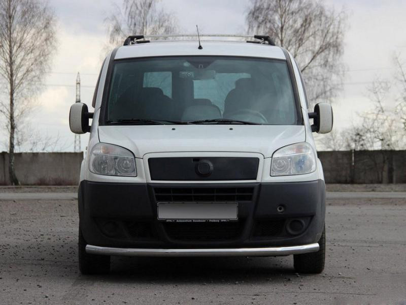 Купить Передняя защита ST008 (2 шт, нерж.) 60 мм для Fiat Doblo I 2005-2010 гг