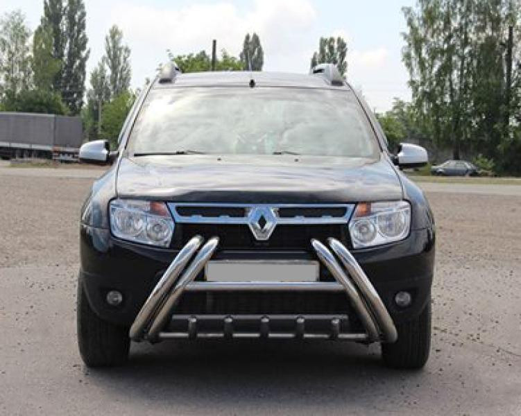 Купити Кенгурятник WT01 (нерж) для Renault Duster 2008-2017 рр