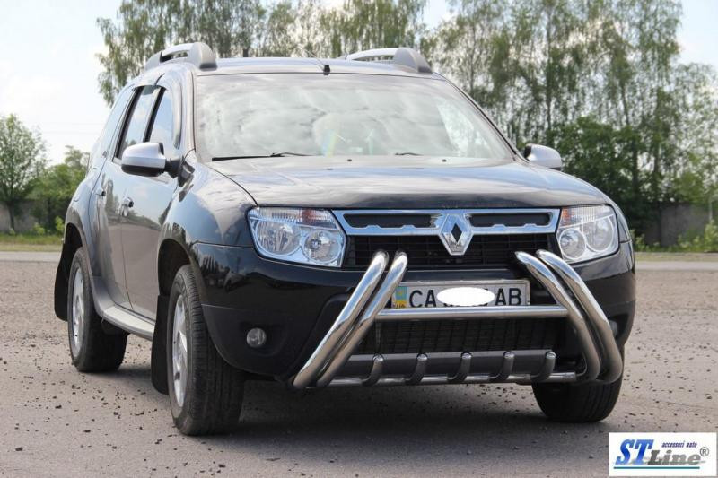 Купити Кенгурятник WT01 (нерж) для Renault Duster 2008-2017 рр