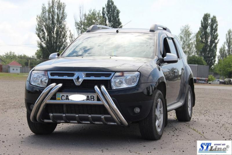 Купити Кенгурятник WT01 (нерж) для Renault Duster 2008-2017 рр