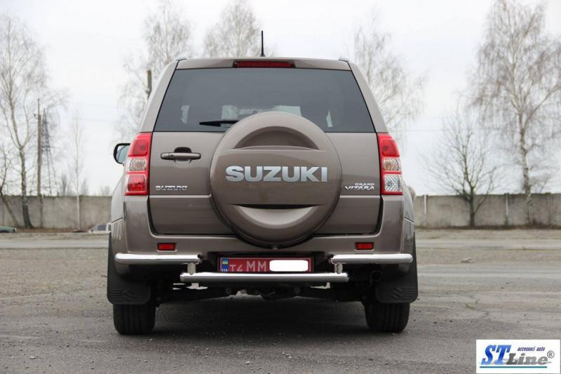 Купити Задній захист AK003-2 (нерж) для Suzuki Grand Vitara 2005-2017 рр