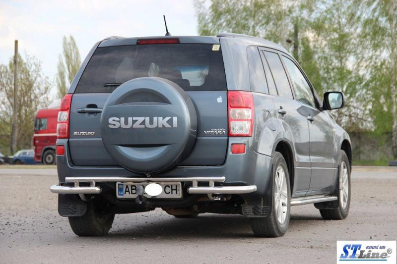Купити Задній захист AK005-3 (нерж) для Suzuki Grand Vitara 2005-2017 рр