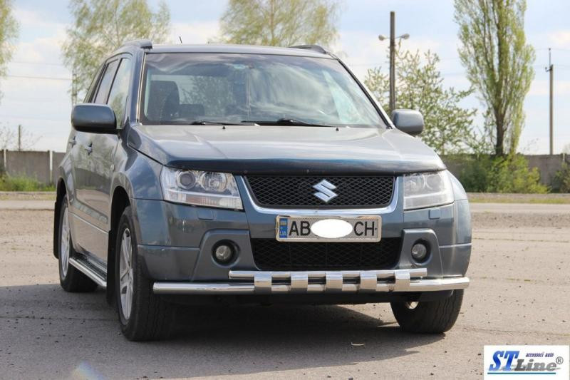 Купити Передній вус ST015 (нерж) для Suzuki Grand Vitara 2005-2017 рр