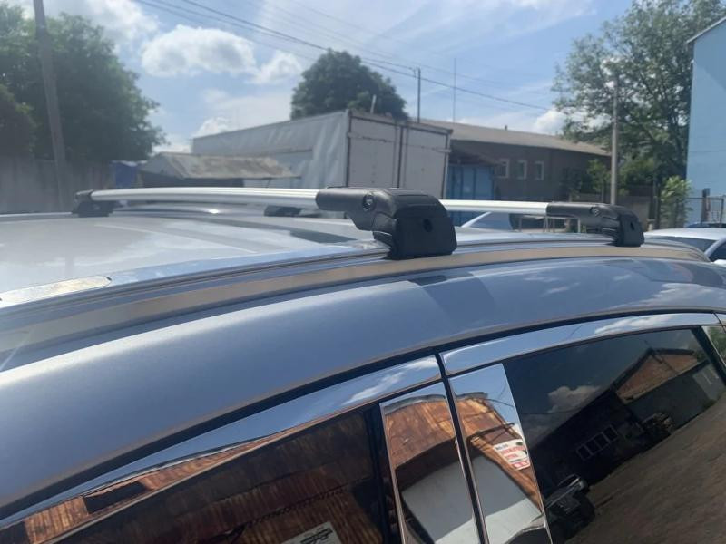 Купити Багажник (поперечини) на інтегровані рейлінги Wingbar V2 (2 шт) Чорний для Volkswagen Touareg 2018- рр