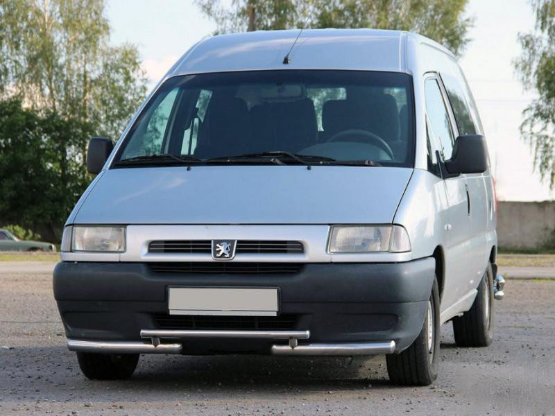 Купити Передній захист ST009 (нерж) 51 мм для Peugeot Expert 1995-2007 рр
