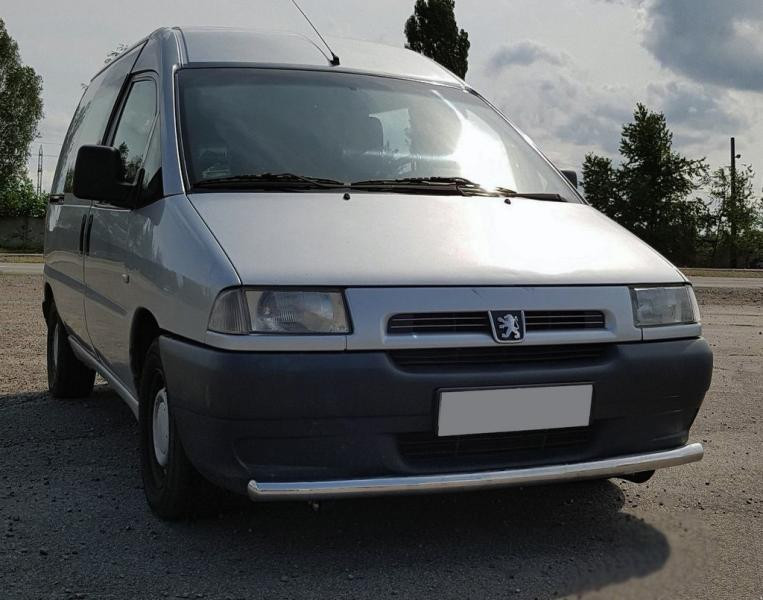 Купити Передній захист ST008 (нерж) 60 мм для Peugeot Expert 1995-2007 рр
