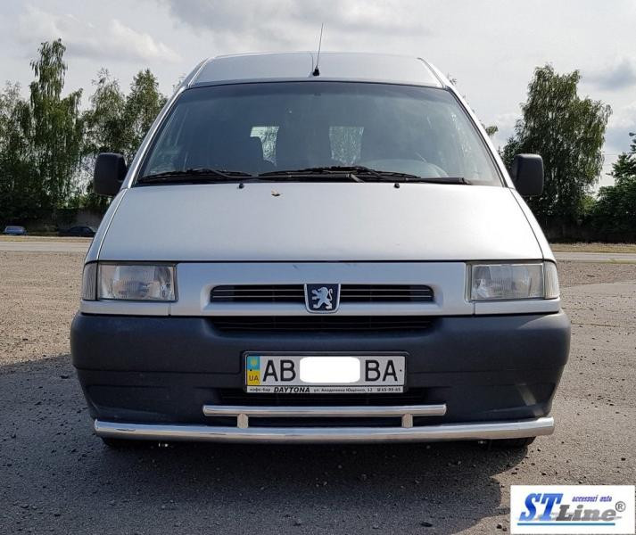 Купити Передній захист ST016 (нерж) 51/42 мм для Peugeot Expert 1995-2007 рр