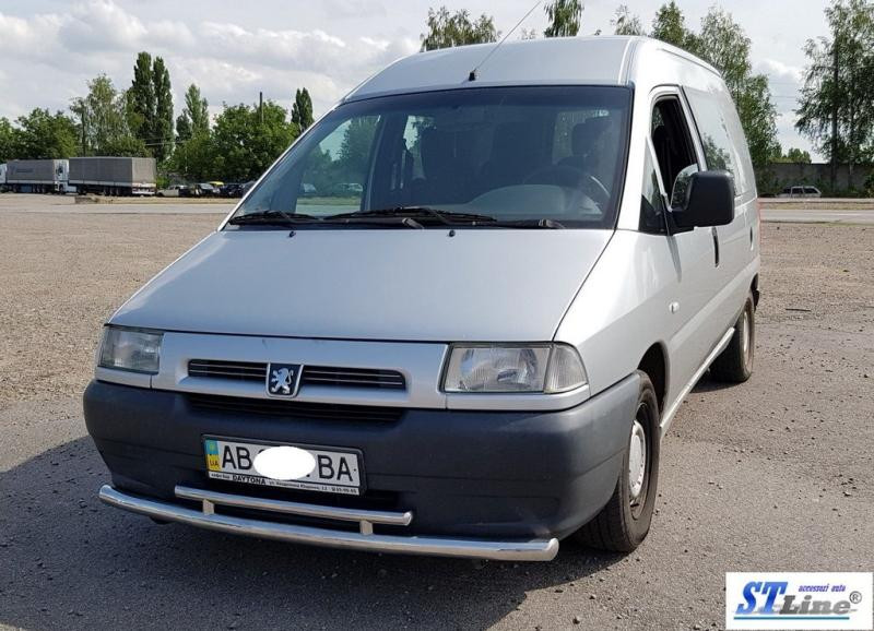 Купити Передній захист ST016 (нерж) 60/42 мм для Fiat Scudo 1996-2007 рр