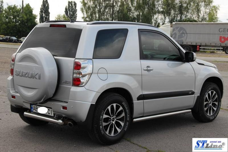 Купить Боковые трубы BB001 (2 шт, нерж) 60 мм для Suzuki Grand Vitara 2005-2017 гг