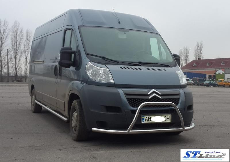 Купити Передня дуга ST019 (нерж.) для Peugeot Boxer 2006-2025 рр