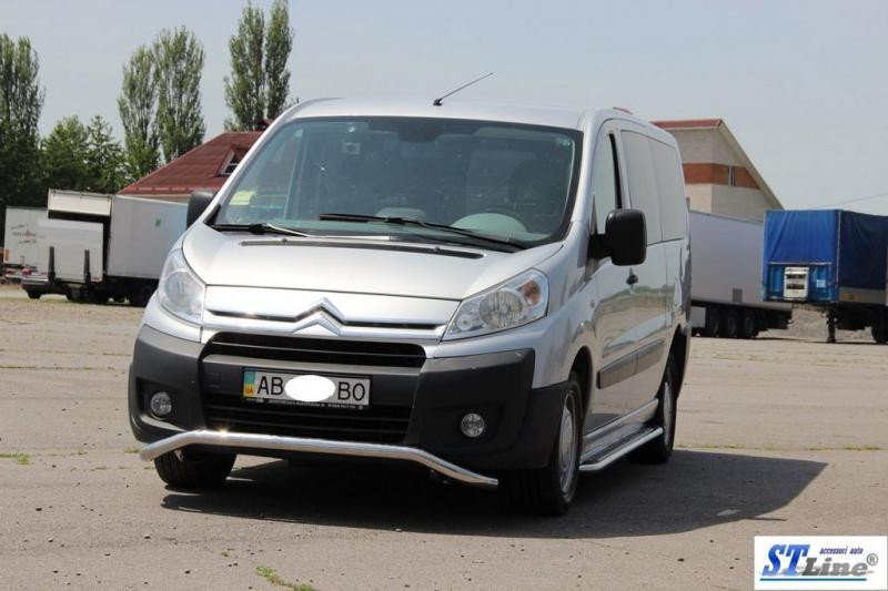 Купити Передній захист ST007 (нерж.) 60 мм для Fiat Scudo 2007-2015 рр