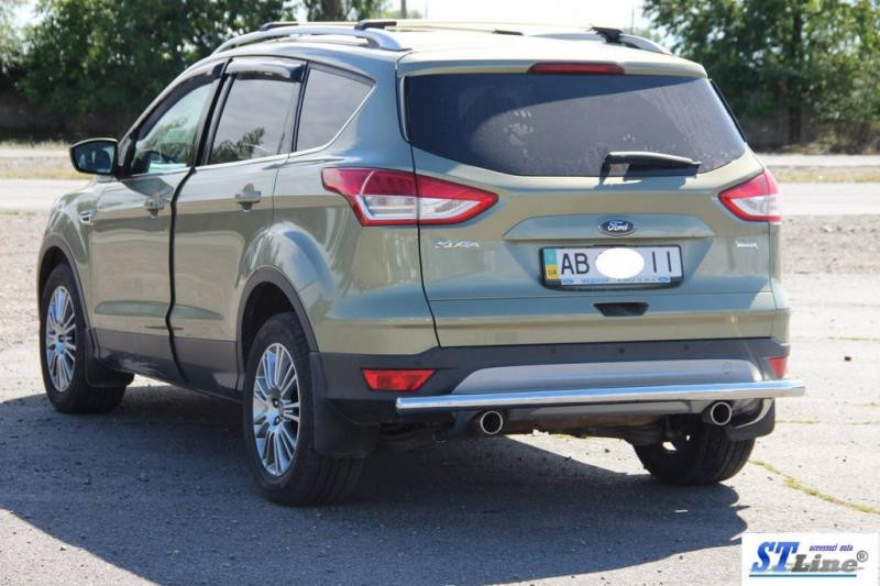 Купить Задняя дуга AK002 (нерж) для Ford Kuga/Escape 2013-2019 гг