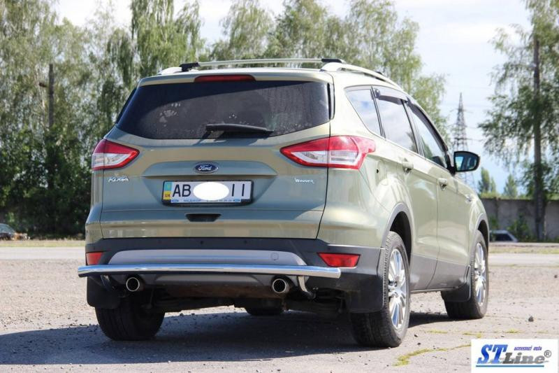 Купить Задняя дуга AK002 (нерж) для Ford Kuga/Escape 2013-2019 гг