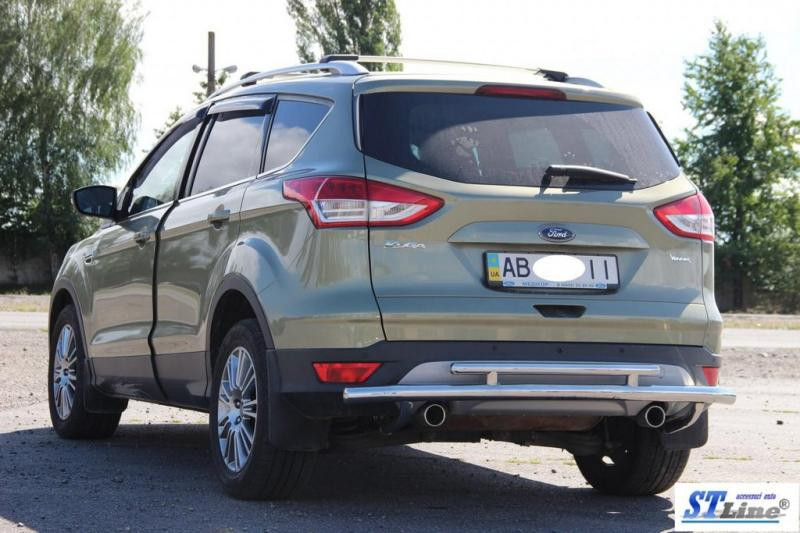Купить Задняя дуга AK002-2 (нерж) для Ford Kuga/Escape 2013-2019 гг