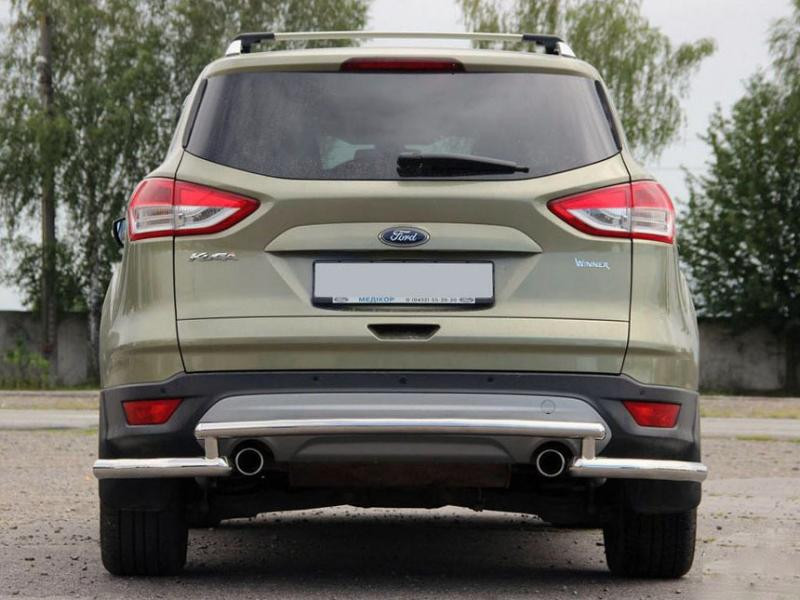 Купить Задняя дуга AK002-3 (нерж) для Ford Kuga/Escape 2013-2019 гг