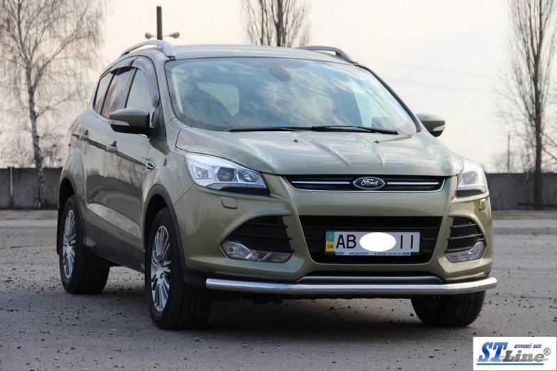 Купити Передній захист ST008 (нерж.) 60 мм для Ford Kuga/Escape 2013-2019 рр