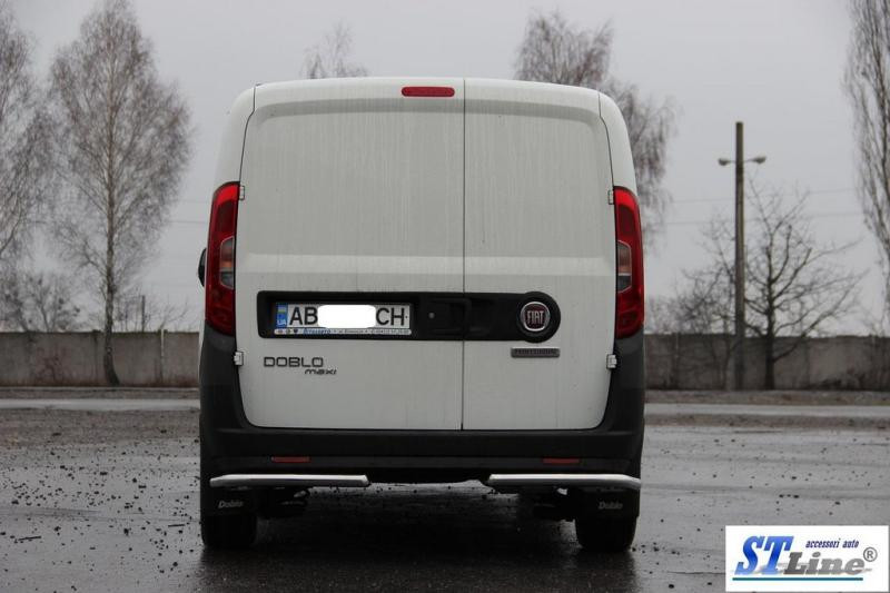 Купити Задні куточки AK003 (нерж.) для Opel Combo 2012-2018 рр