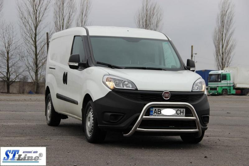 Купити Кенгурятник WT022 (нерж.) 51 мм для Fiat Doblo II 2010-2022 рр