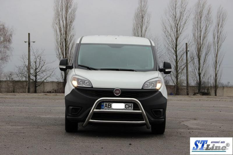 Купити Кенгурятник WT022 (нерж.) 51 мм для Fiat Doblo II 2010-2022 рр