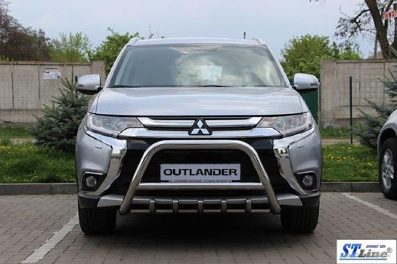 Купити Кенгурятник WT003 (нерж.) для Mitsubishi Outlander 2012-2021 рр