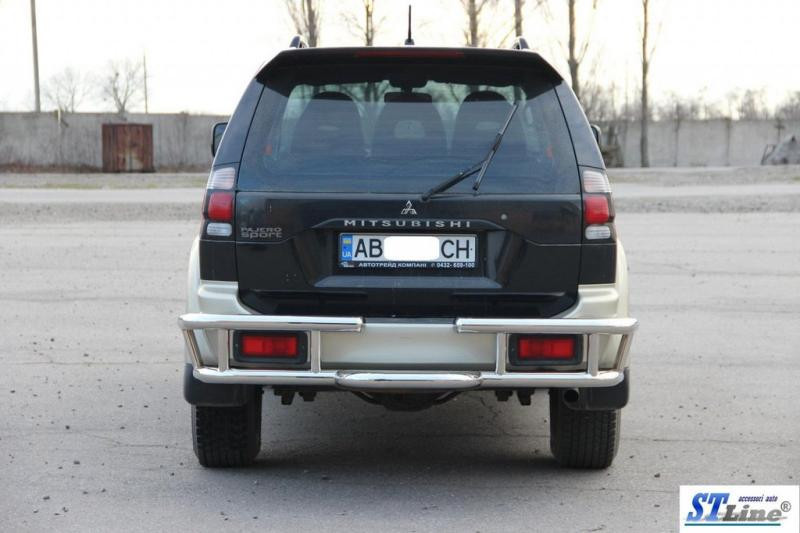 Купить Задняя защита AK-Special (нерж) для Mitsubishi Pajero Sport 1996-2007 гг