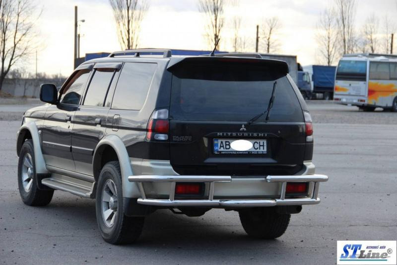 Купить Задняя защита AK-Special (нерж) для Mitsubishi Pajero Sport 1996-2007 гг