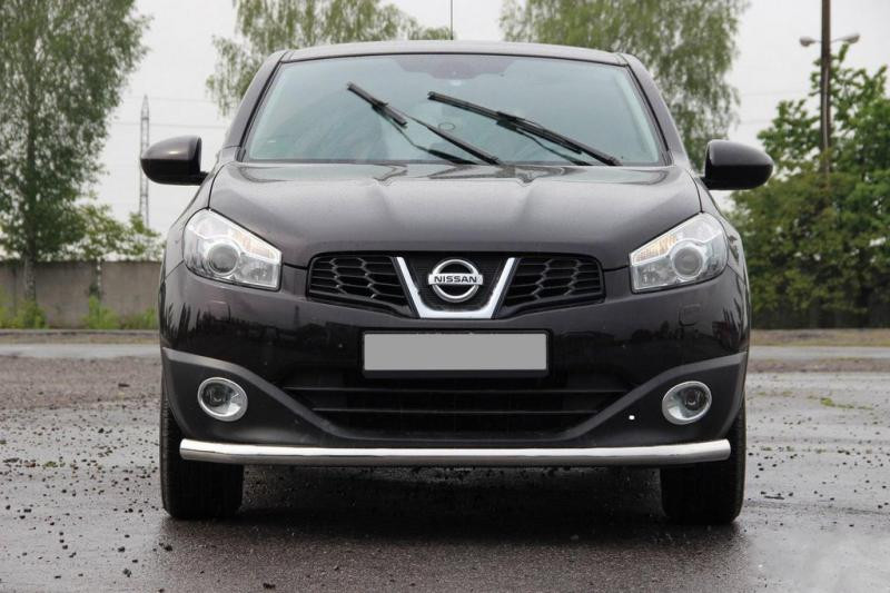 Купить Передний ус ST008 (нерж) 51 мм для Nissan Qashqai 2010-2014 гг