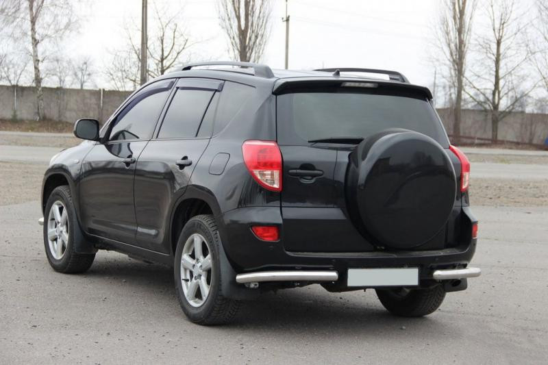 Купити Задні куточки AK003 (2 шт., нерж) для Toyota Rav 4 2006-2013 рр