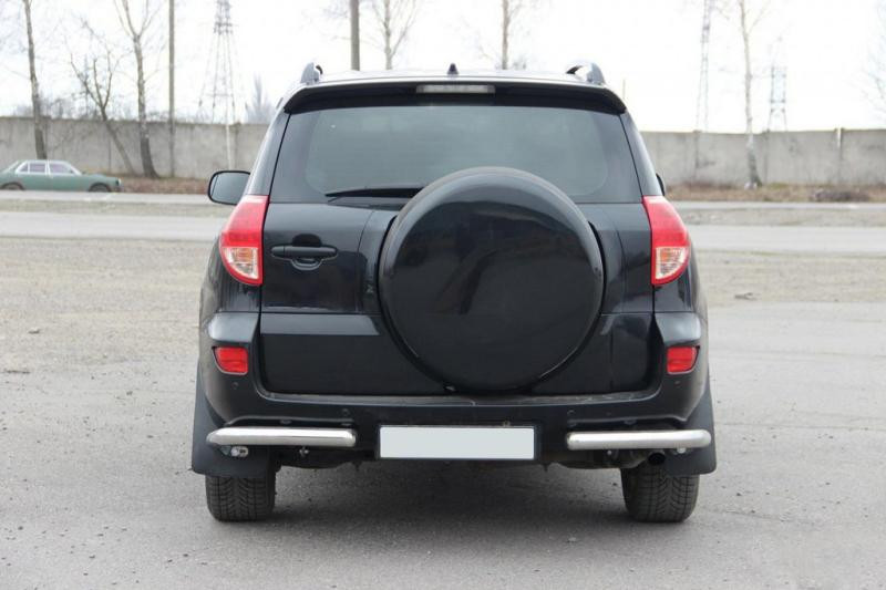Купити Задні куточки AK003 (2 шт., нерж) для Toyota Rav 4 2006-2013 рр