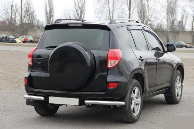 Купити Задні куточки AK003 (2 шт., нерж) для Toyota Rav 4 2006-2013 рр