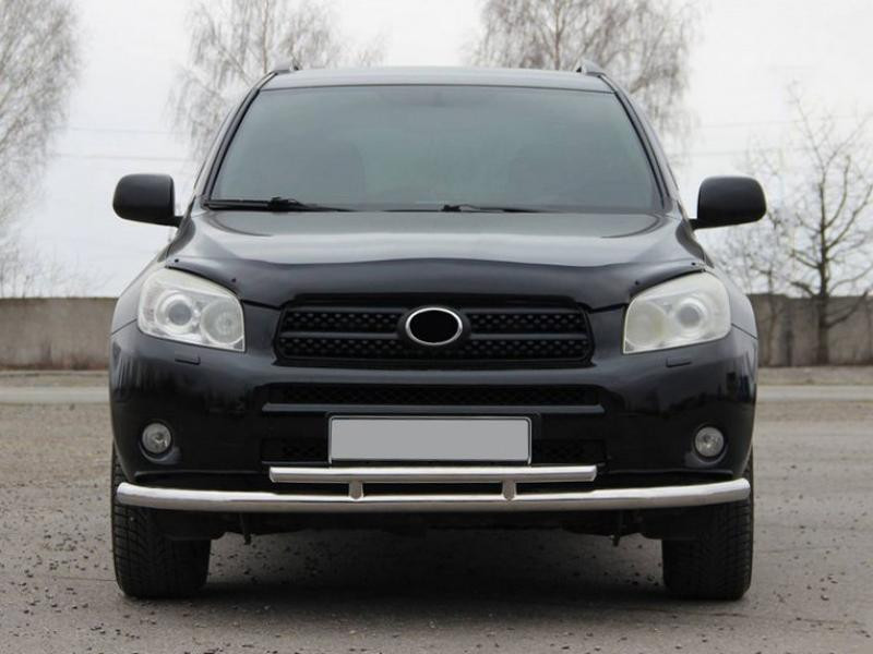 Купить Передняя защита ST014-1 (нерж) 60/42 мм для Toyota Rav 4 2006-2013 гг