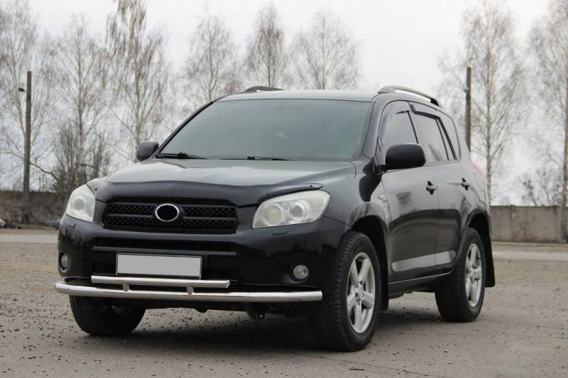Купить Передняя защита ST014-1 (нерж) 60/42 мм для Toyota Rav 4 2006-2013 гг