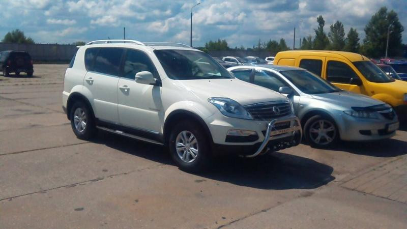 Купити Кенгурятник WT004 (нерж) для SsangYong Rexton I 2001-2017 рр