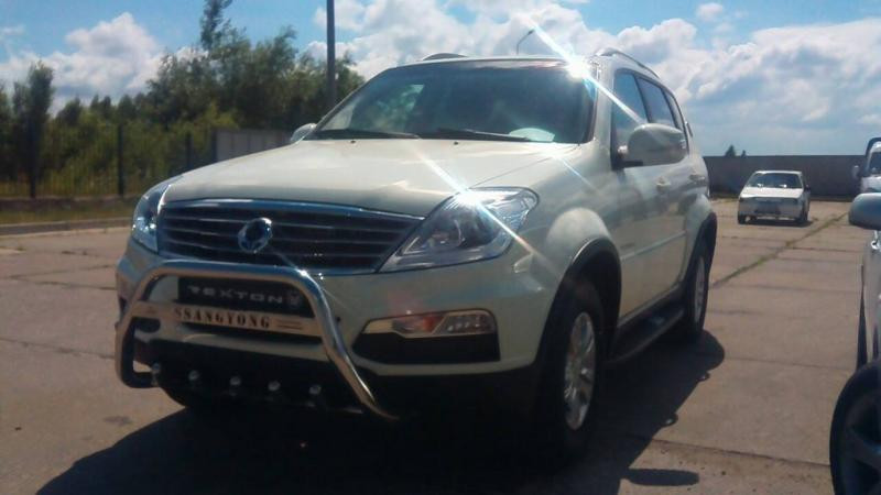 Купити Кенгурятник WT004 (нерж) для SsangYong Rexton I 2001-2017 рр