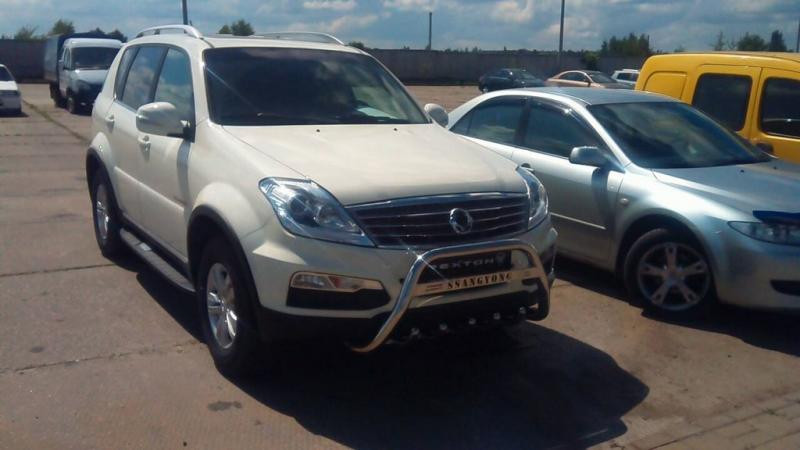 Купити Кенгурятник WT004 (нерж) для SsangYong Rexton I 2001-2017 рр