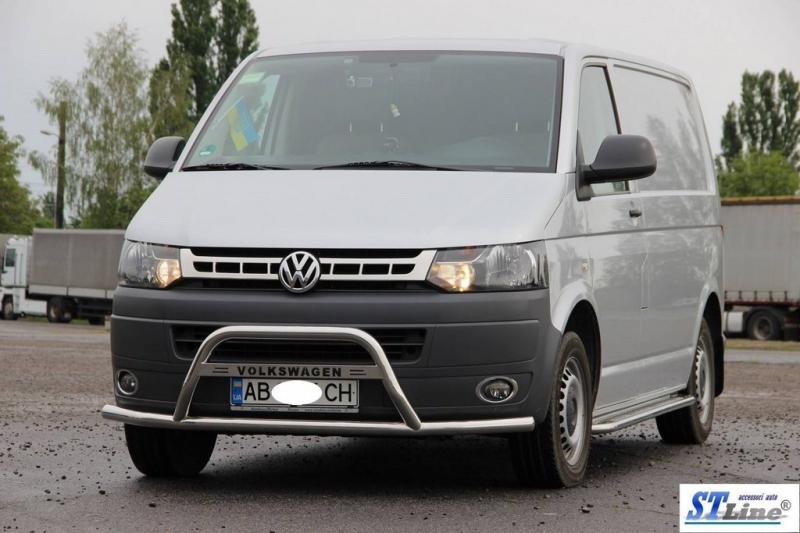 Купити Кенгурятник WT007ST (нерж) для Volkswagen T5 2010-2015 рр