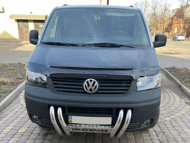 Купить Кенгурятник ST006-04 ноздри (нерж) для Volkswagen T5 Transporter 2003-2010 гг