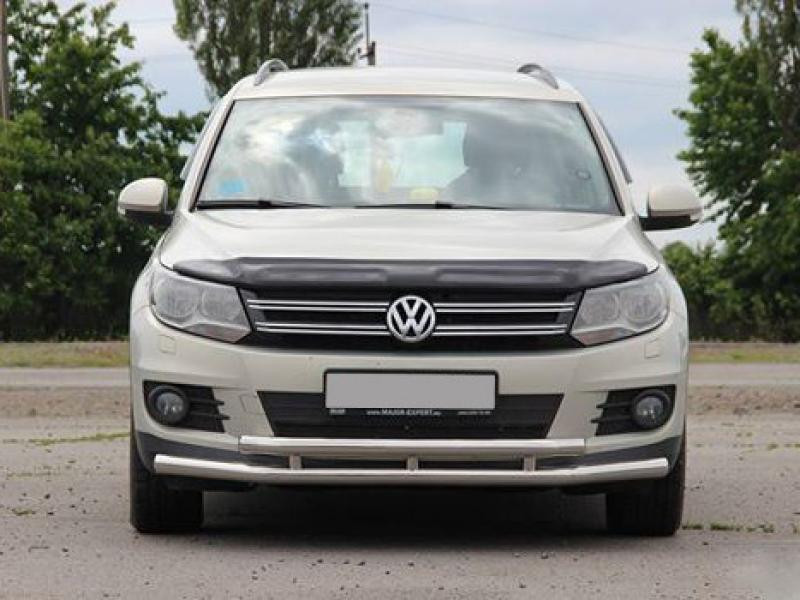 Купити Передній захист ST016 (нерж) для Volkswagen Tiguan 2007-2016 рр
