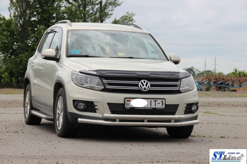 Купити Передній захист ST016 (нерж) для Volkswagen Tiguan 2007-2016 рр