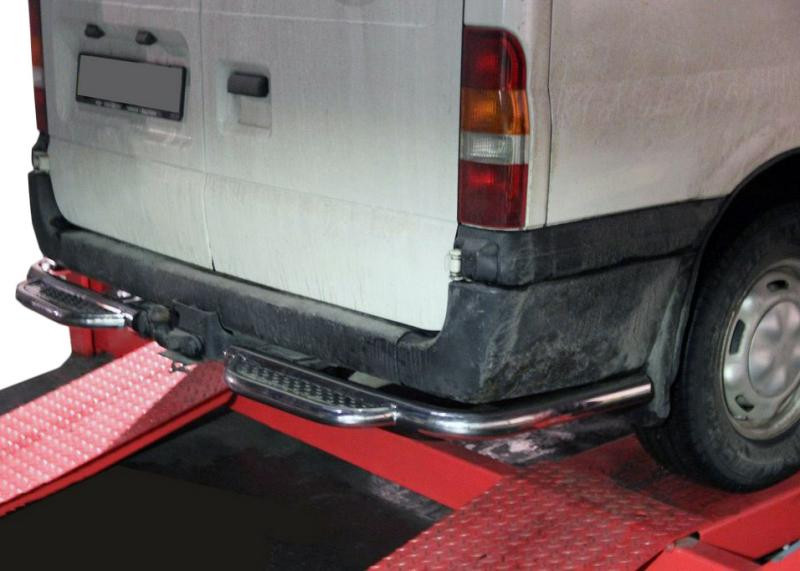 Купить Задние защита подножка AK-Special (нерж.) для Ford Transit 2000-2014 гг