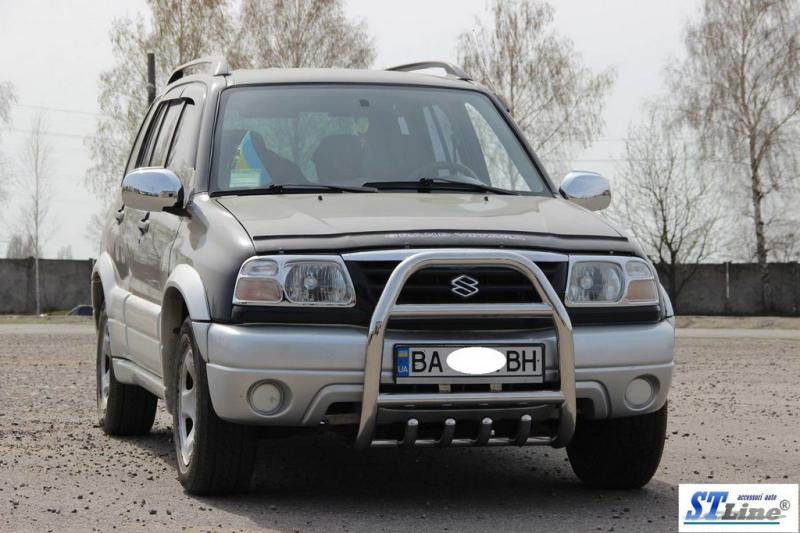 Купити Кенгурятник QT007 (нерж) для Suzuki Vitara 1998-2006 рр