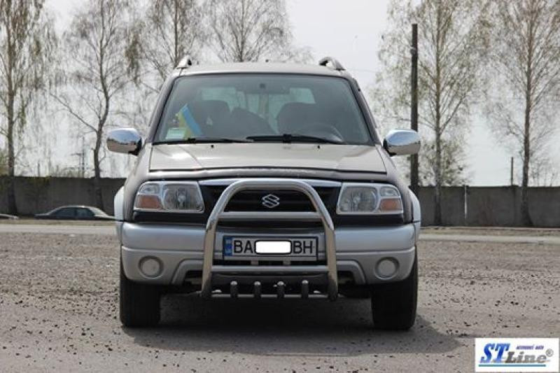 Купити Кенгурятник QT007 (нерж) для Suzuki Vitara 1998-2006 рр