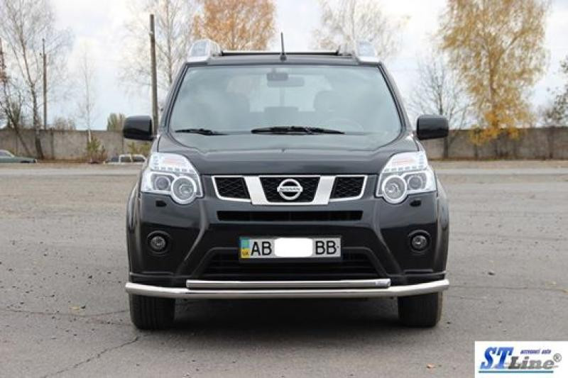 Купить Передняя защита ST014 (нерж) для Nissan X-trail T31 2007-2014 гг