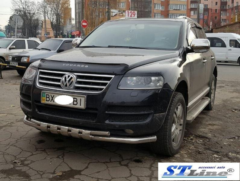Купить Кенгурятник ST015 (нерж) для Volkswagen Touareg 2002-2010 гг