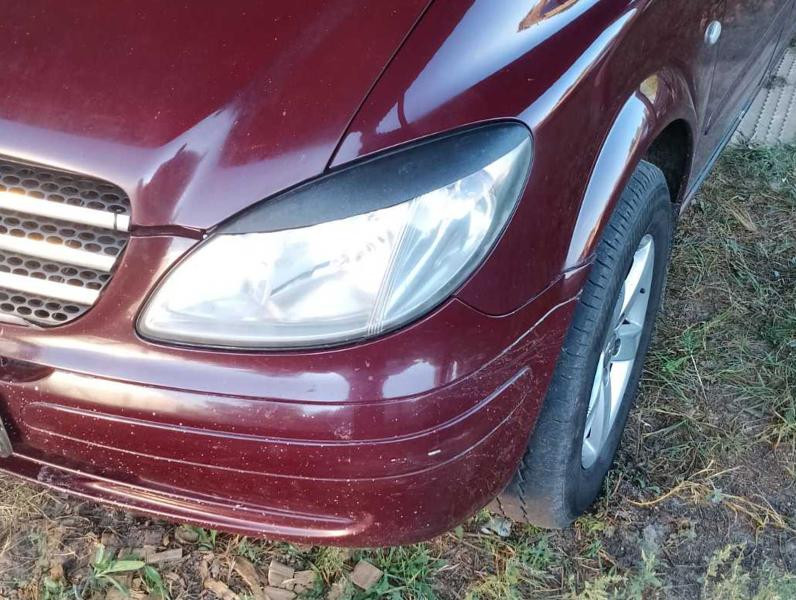 Купити Вії прямі (чорний мат) для Mercedes Viano 2004-2014 рр