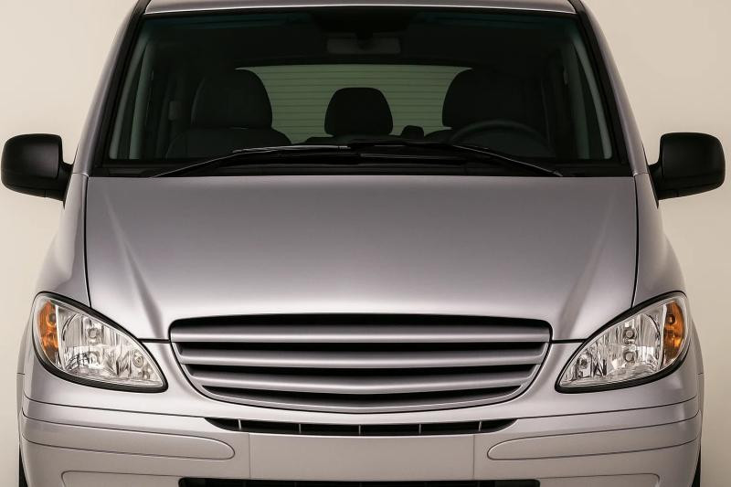 Купить Передняя решетка V2 (2004-2010, под покраску) для Mercedes Vito W639