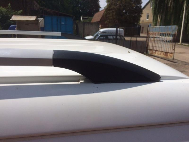 Купити РОЗПРОДАЖ!!! Рейлінги Сірі матові (пласт. крепл) Довга база для Fiat Scudo 1996-2007 рр