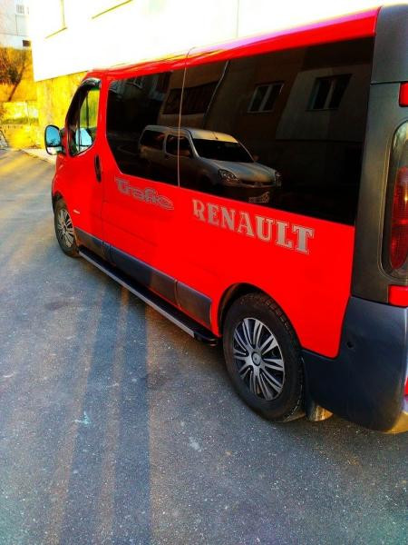 Купить Боковые пороги Maya V1 (2 шт., алюминий) Длинная база для Nissan NV300/Primastar 2016-гг